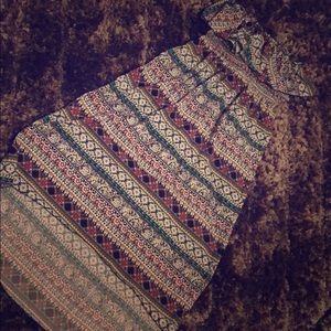 Flowy strapless dress